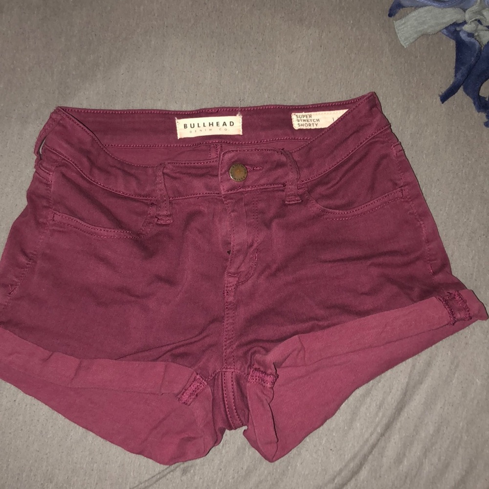 Bullhead Maroon Shorts